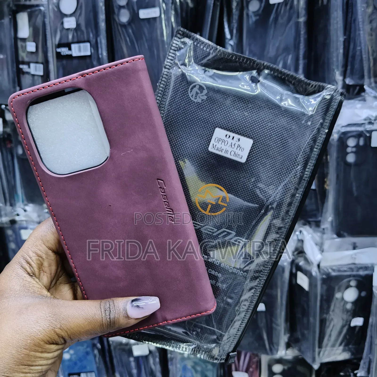 Oppo A5 Pro Caseme Leather Flip Cover