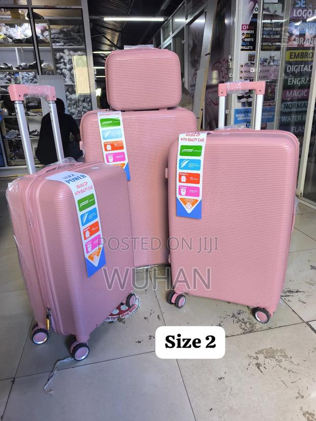 4 in 1 Large Rubber Suitcase, Waterproof, Unbreakable