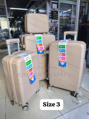 4 in 1 Rubber Unbreakable Suitcaselarge, Med,Small, Carryon