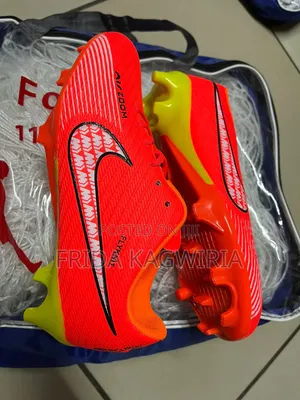 Orange Nike Airzoom L Football Boots (Size 34, 35 36, 37, 38