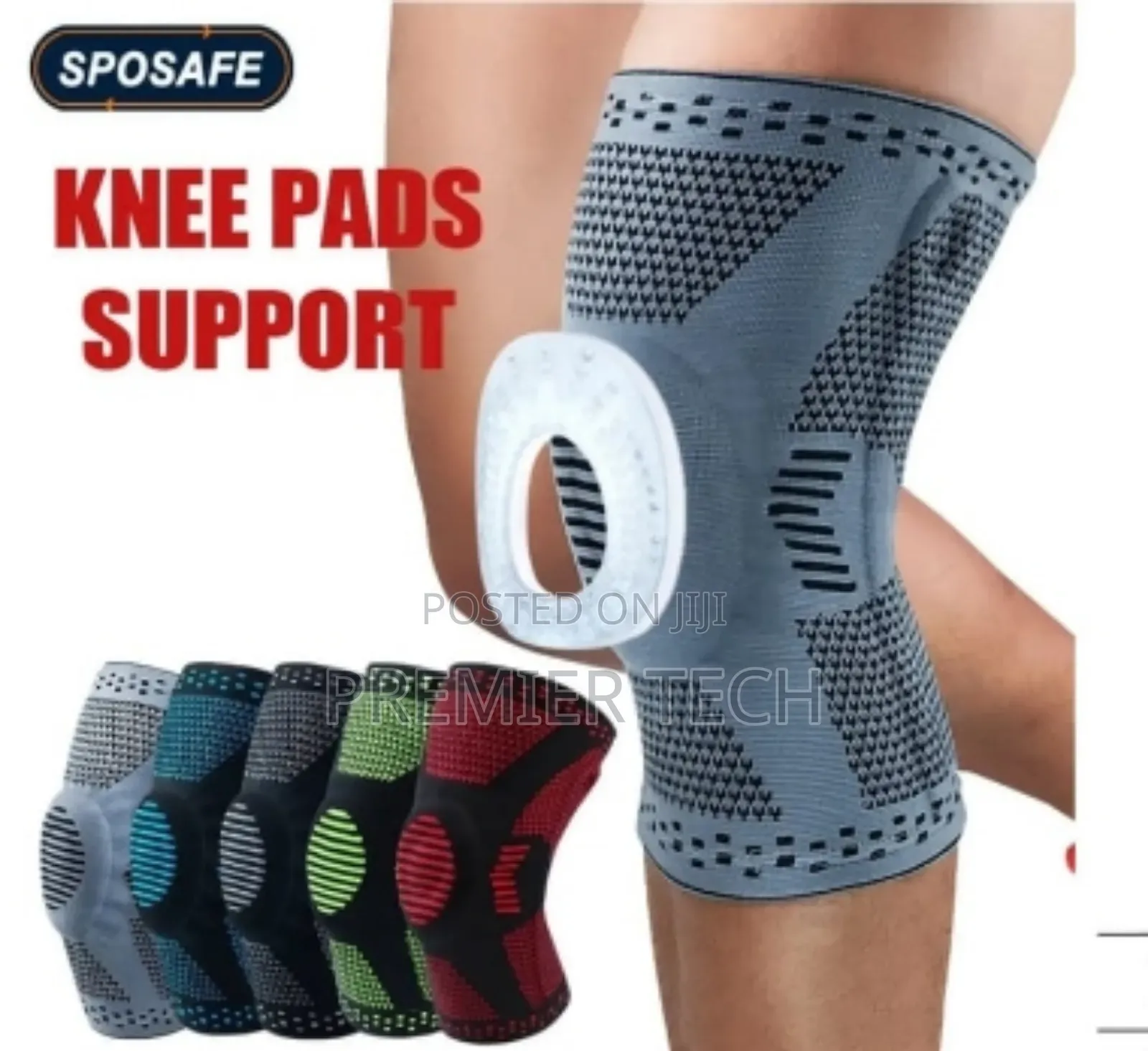 Sports Compression Padded Knee Support Sleeves