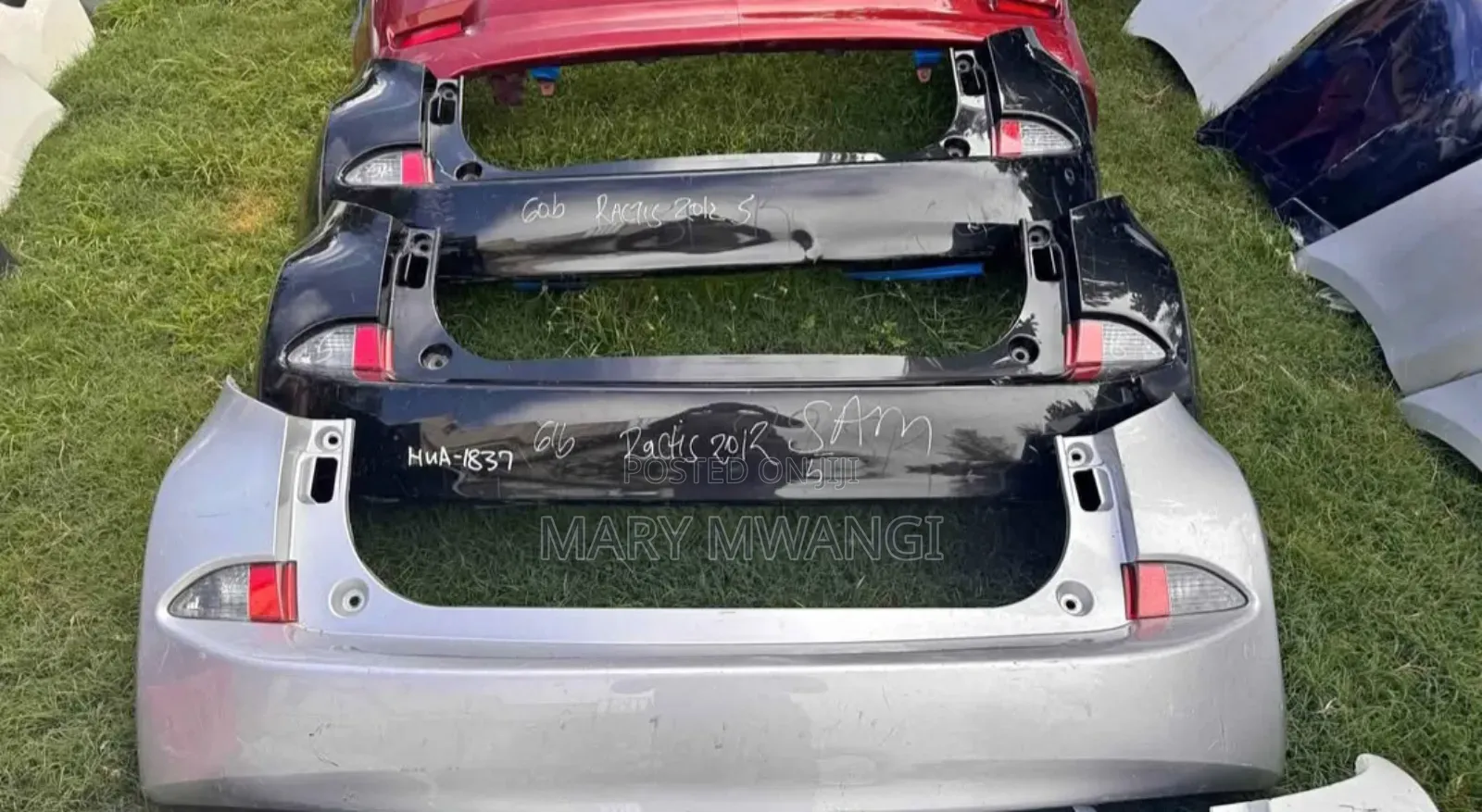 Ex Japan Ractis 2012 Rear Bumper/Back Bumper Available