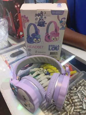 Purple Colour Wireless Headphones /Kids Headset