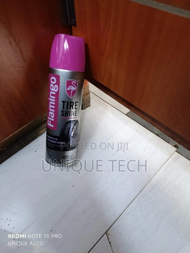 High Gloss Flamingo Tire Shine – Long-Lasting Effect - main view