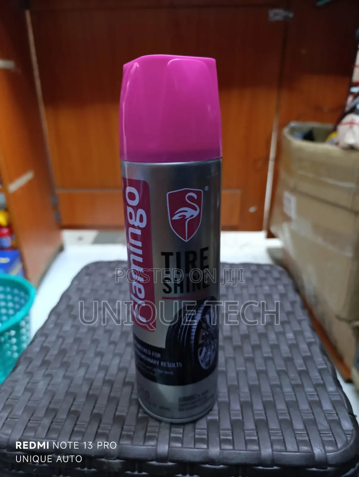 Flamingo Tire Shine – Glossy Finish in Seconds