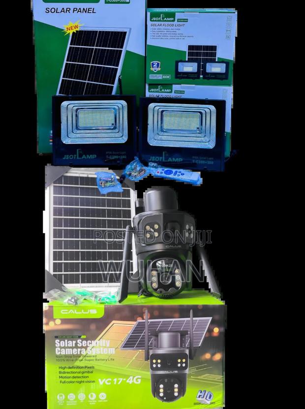 4g Camera+100watts+100 Watts Automatic Solar Floodlight