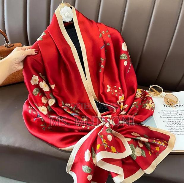 Beautiful Large Silk Scarves / Shawls - thumbnail 3