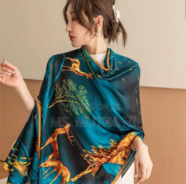 Beautiful Large Silk Scarves / Shawls - thumbnail 5