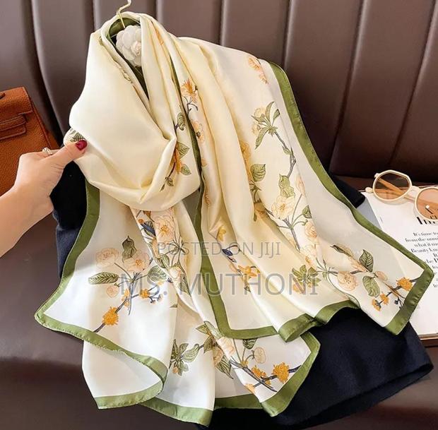 Beautiful Large Silk Scarves / Shawls - thumbnail 4