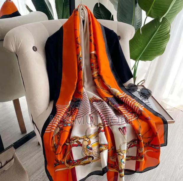 Beautiful Large Silk Scarves / Shawls - thumbnail 6