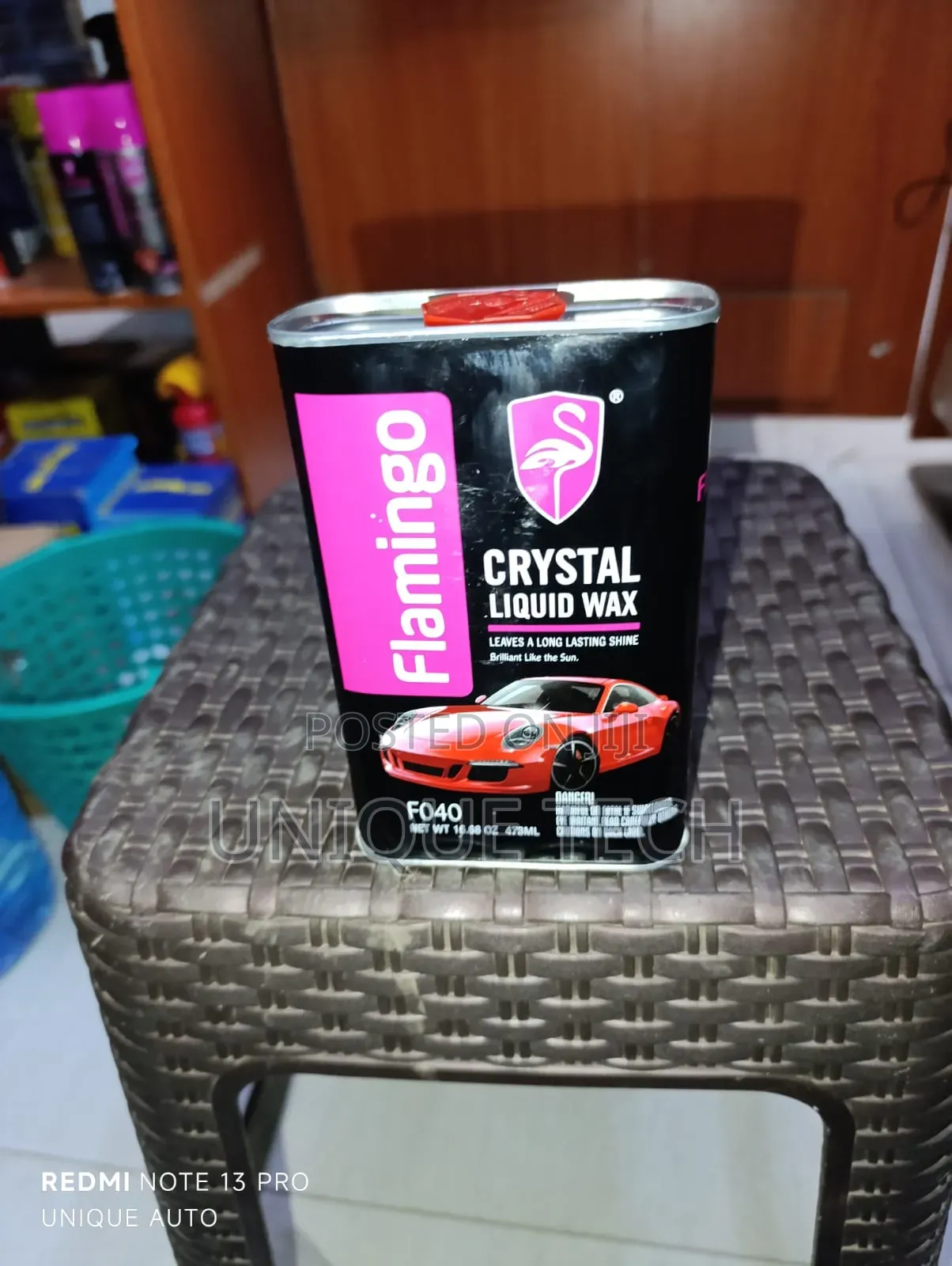 Crystal Flamingo Liquid Wax – Gloss Paint Seal in One