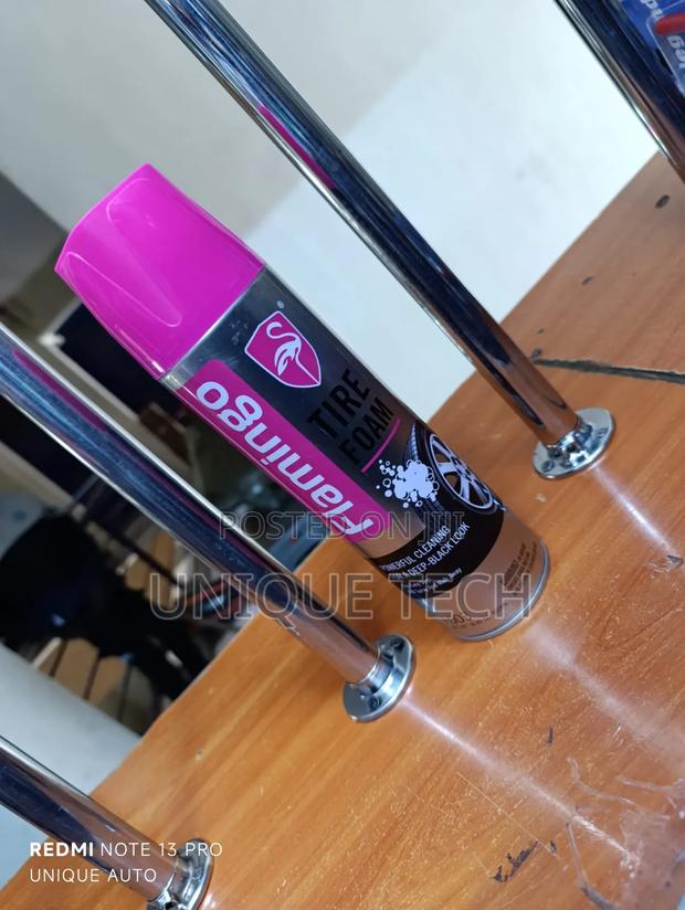Flamingo Tire Foam – Clean, Shine Protect in One