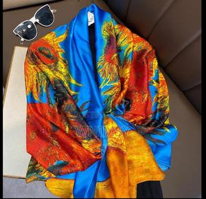 Beautiful Floral Pattern Silk Scarves/ Shawl