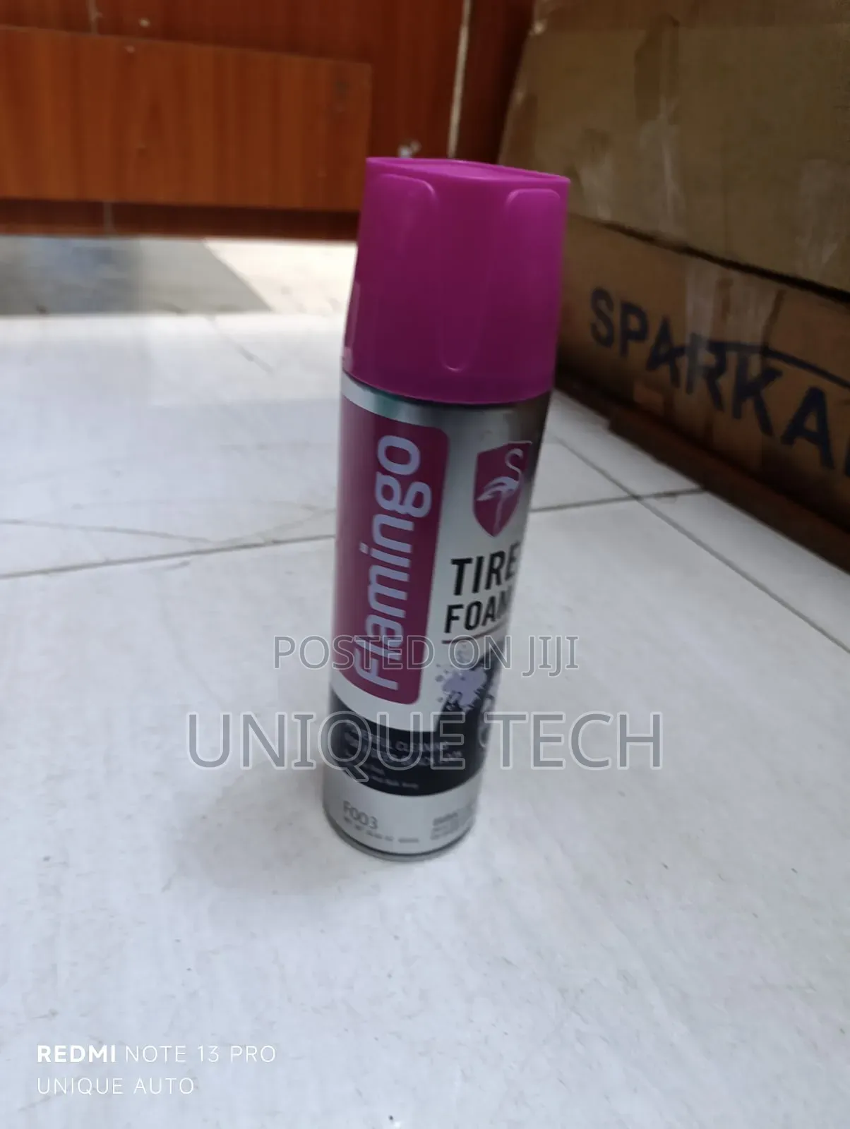 Flamingo Tire Foam – Fast Action Tire Cleaner Shine