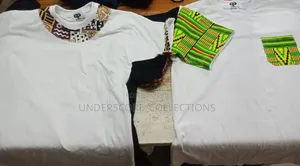 Unisex African Tshirt With Kitenge Patterns