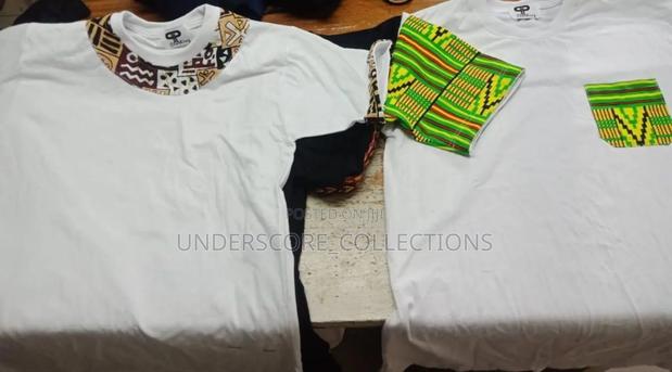 Unisex African Tshirt With Kitenge Patterns - thumbnail 3