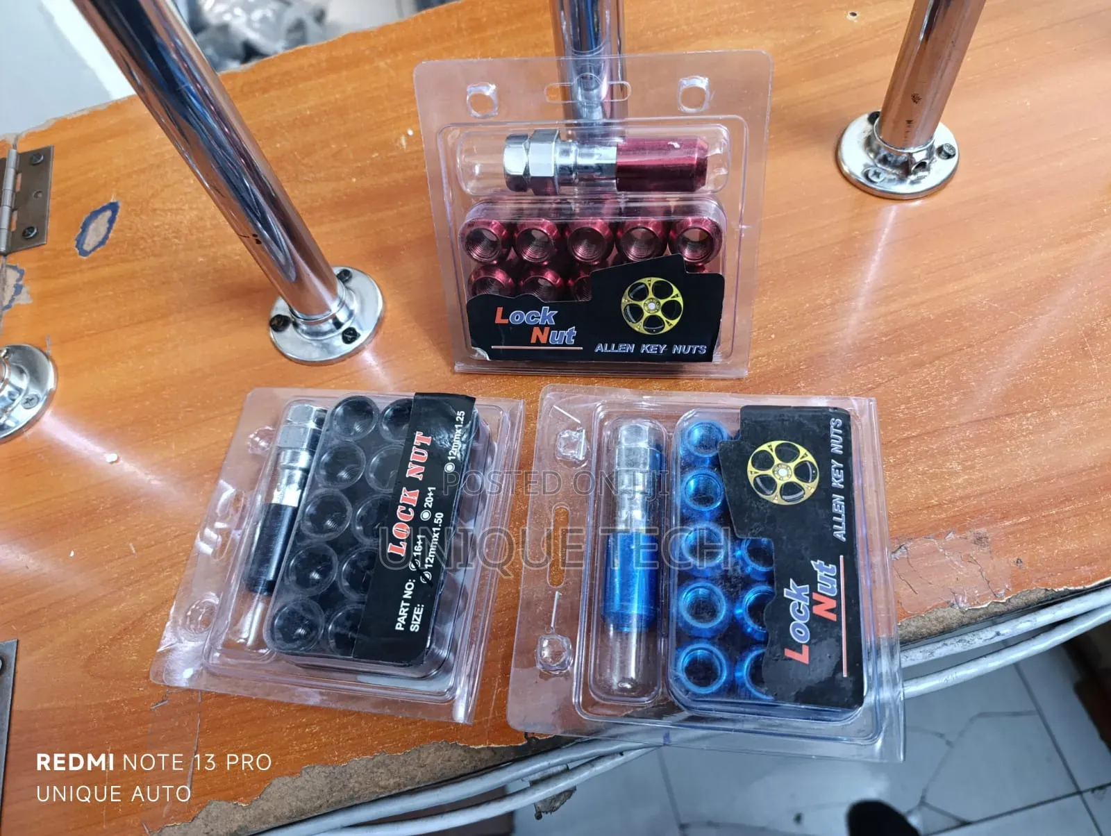 16pcs Allen Key Locking Wheel Nuts – Toyota Fit