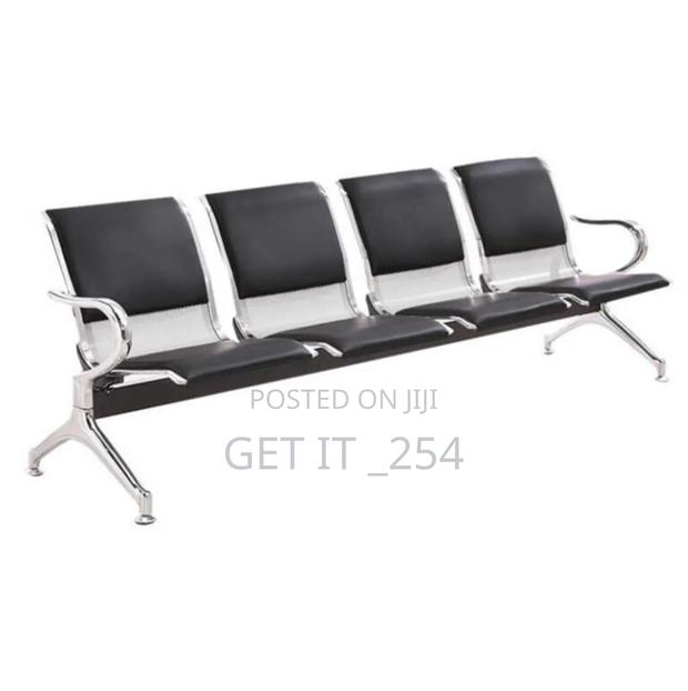 4 Seater Padded Link Chair - thumbnail 2