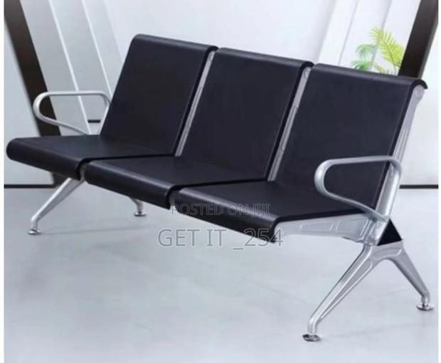 4 Seater Padded Link Chair - thumbnail 3