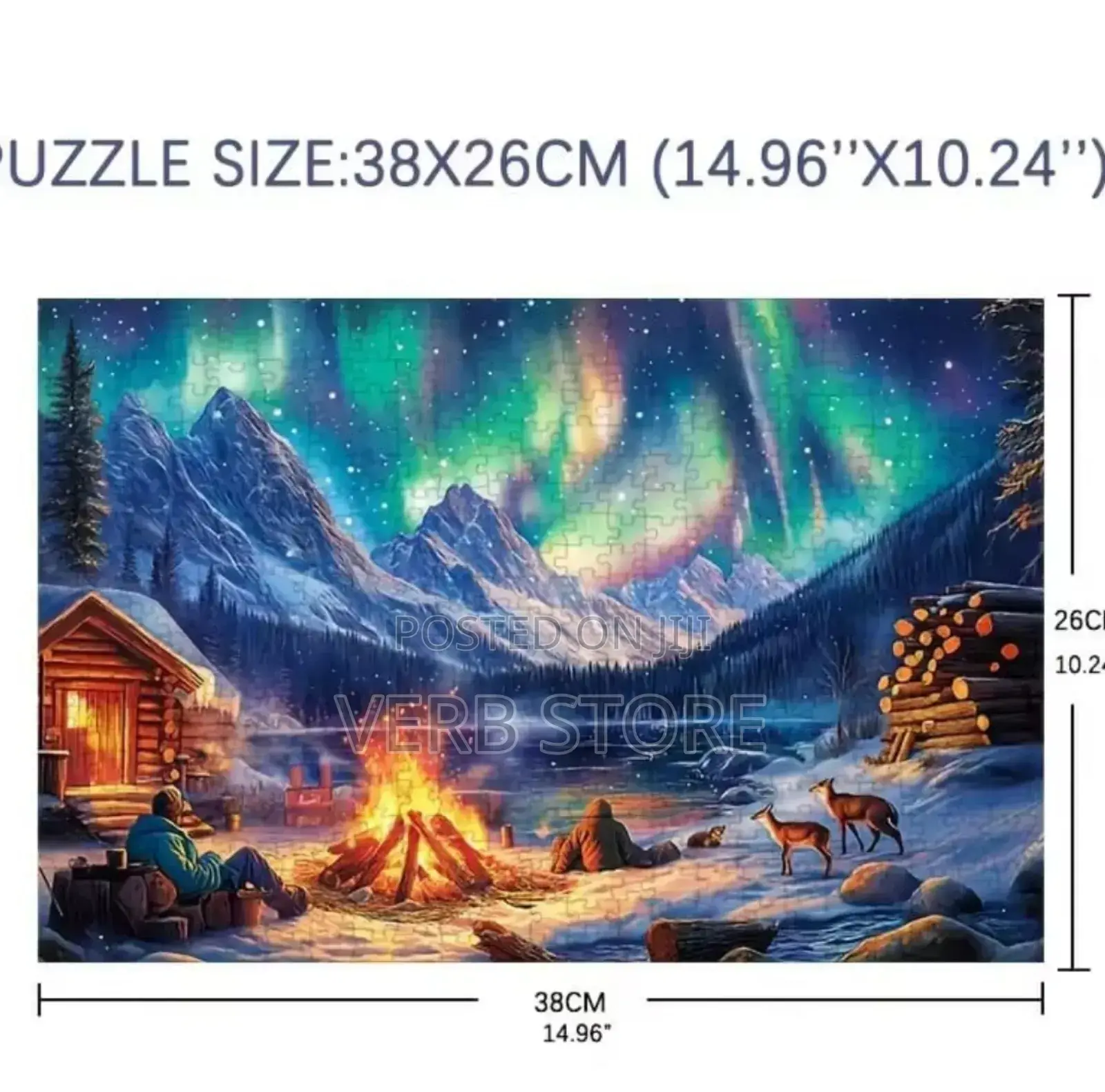Aurora Bonfire 1000pcs Jigsaw Puzzle
