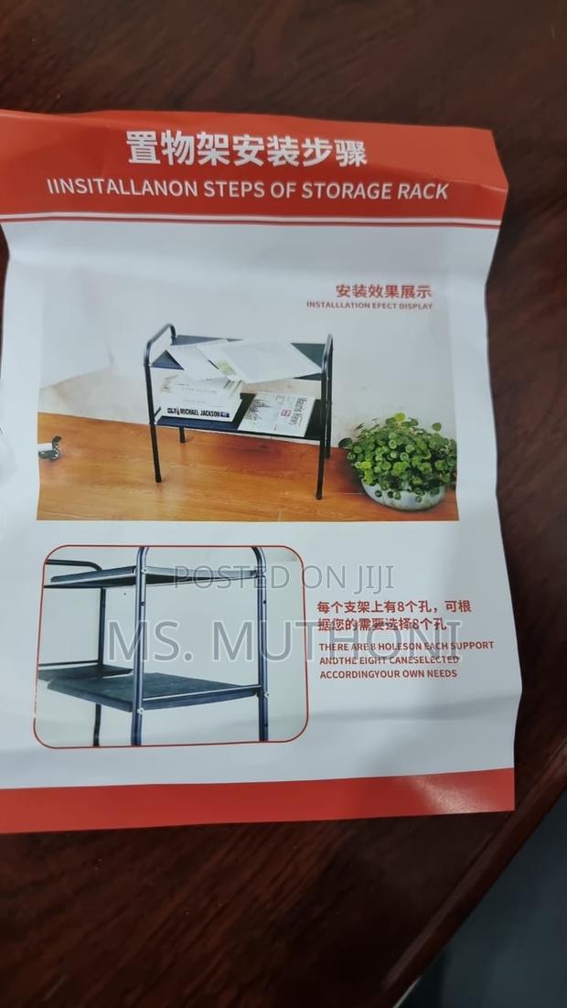 2 Layer Stainless Steel Expandable Under the Sink Pool Rack - thumbnail 4