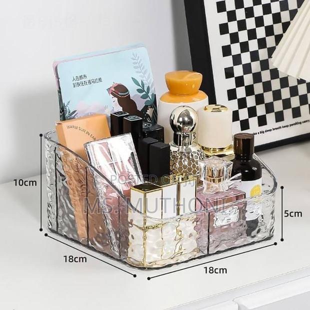 5 Slot Acrylic Makeup and Beauty Accessories Organizer