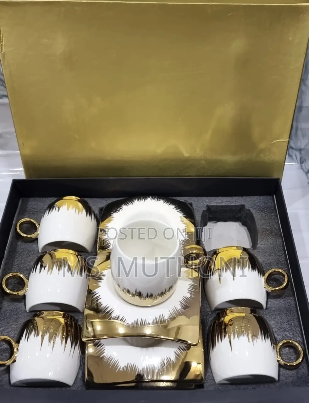 12pc Cup Saucer in Gift Set Available