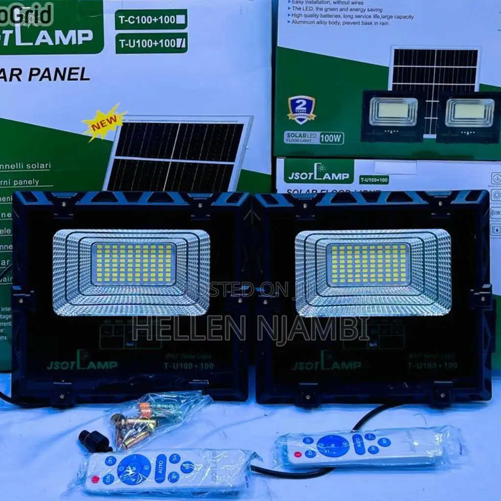Jsot 2 in 1 Solar Floodlight 100+100watts
