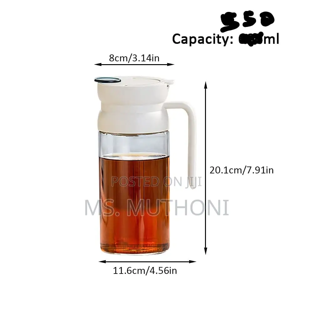 Glass 550 Ml Automatic Oil Dispenser