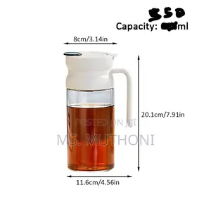 Glass 550 Ml Automatic Oil Dispenser