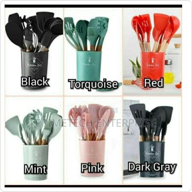 11pcs Silicone Spoons - main view