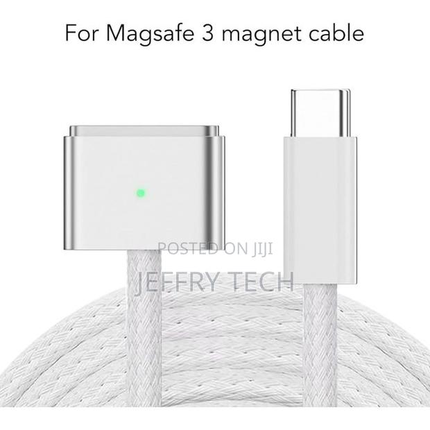 Usb C to Magsafe 3 Charging Cable, 2m Braided Wire Charging - main view
