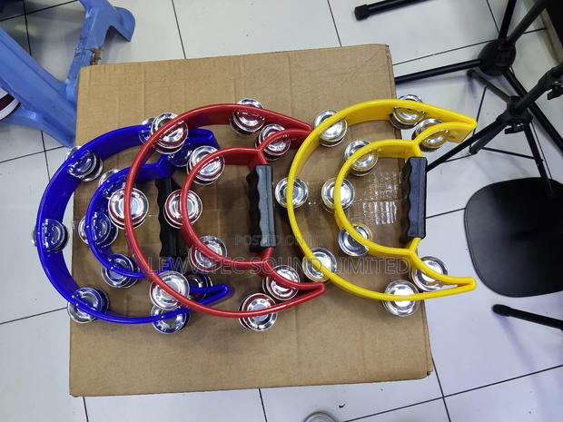 Multi Coloured Tambourine