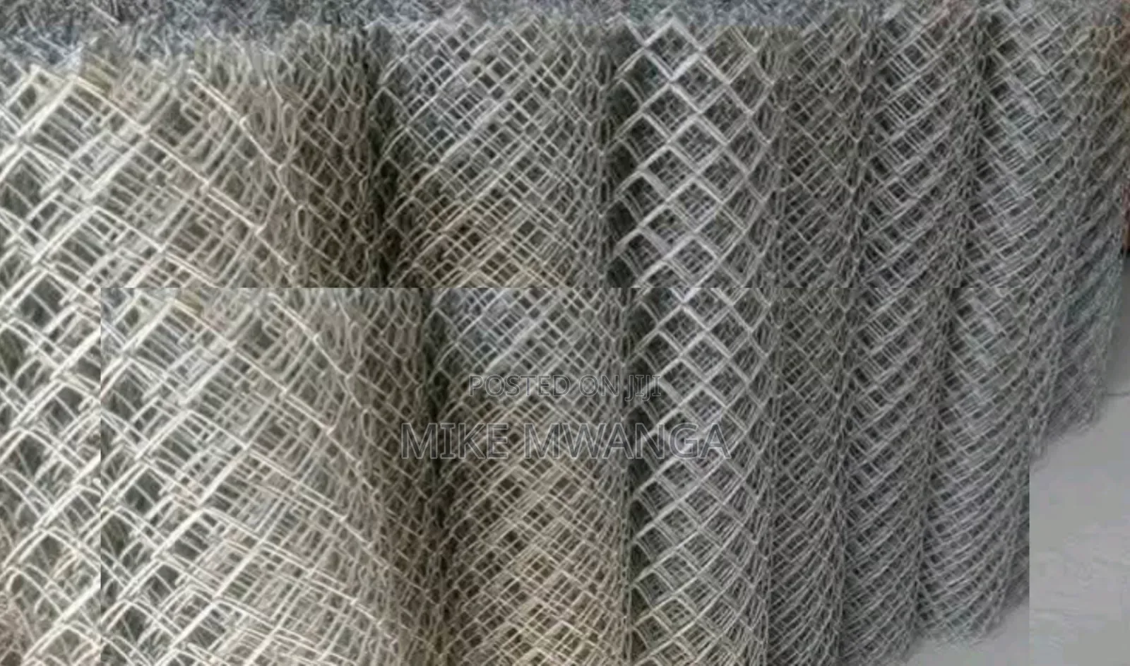 Galvanized Chain Link Mesh, 11g, 4ft, 50x50