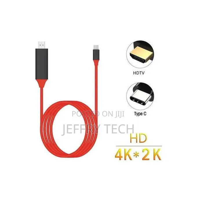 2m Usb Type C to HDTV Cable Converter HDTV Usb Adapter Su