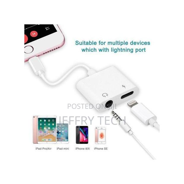 iPhone Adapter, Dual Lightning Adapter Splitter, 2 in 1 Au - thumbnail 3