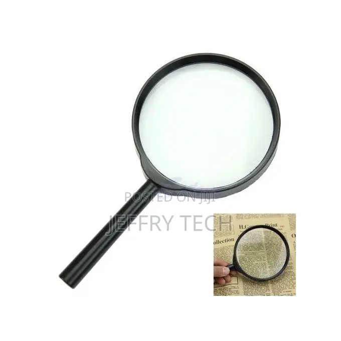 Magnifying Glass Lens Hand Held 100mm 5x.