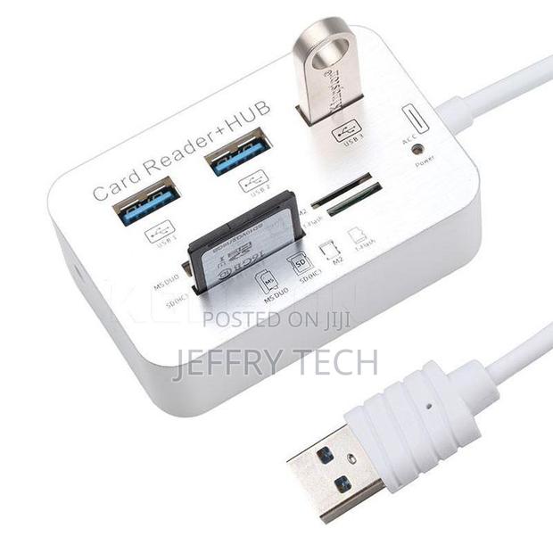 3 Port Usb Hub + Card Reader - thumbnail 3