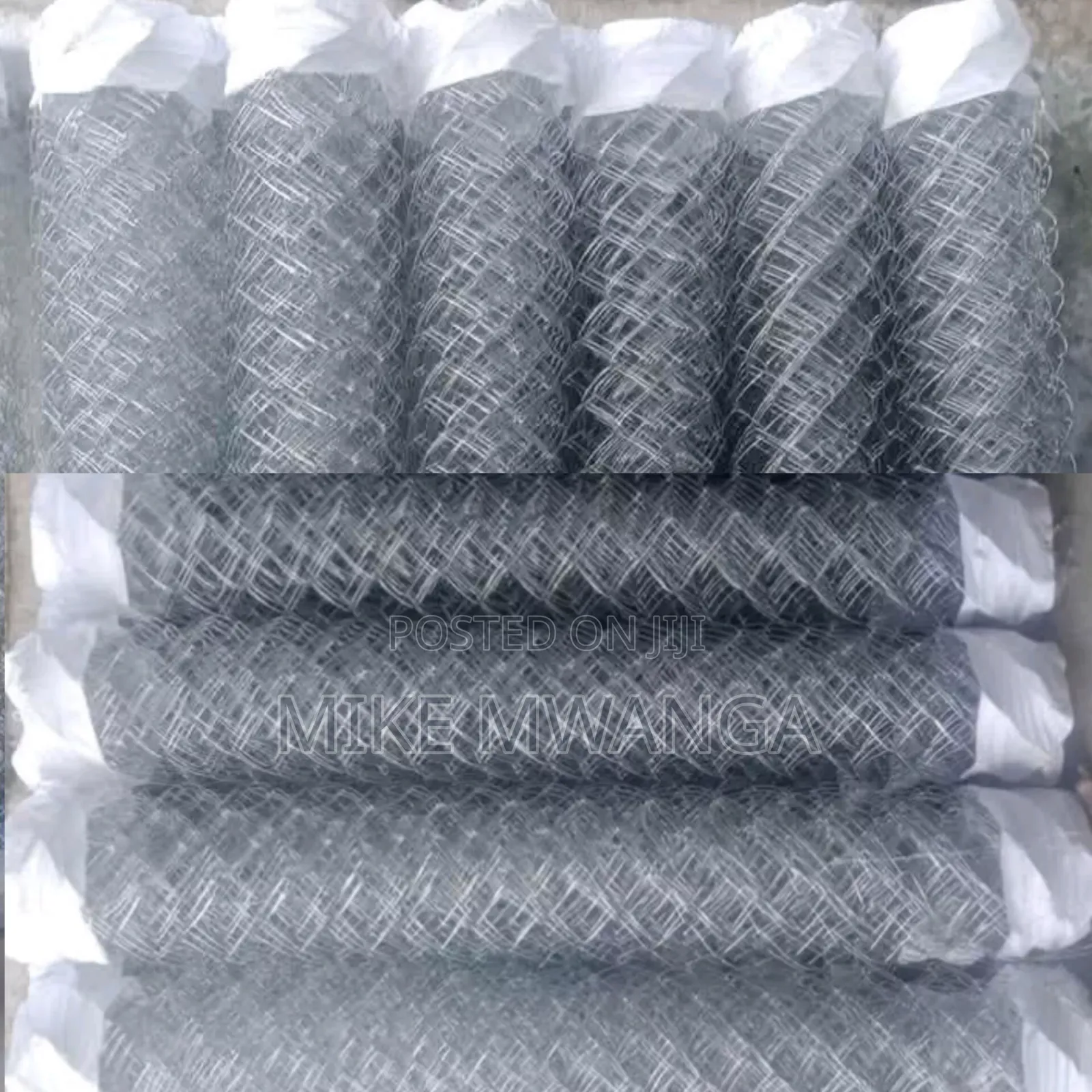 Gauge 11, Galvanized Chain Link Mesh 4ft 80x80