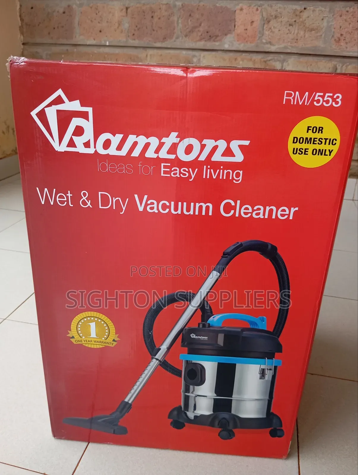 Ramtons Rm 553 Vacuum Cleaner Dry and Wet