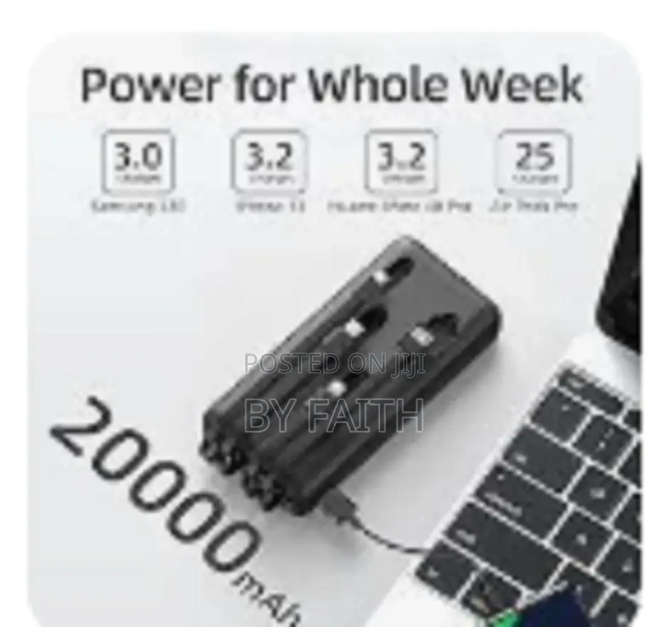 20,000mah Portable Power Bank