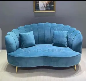 Blue 2 Seater Uniquely Modernized Sofa