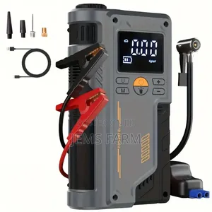 Portable Car Tire Inflator Pump,Emergency Jump Starter