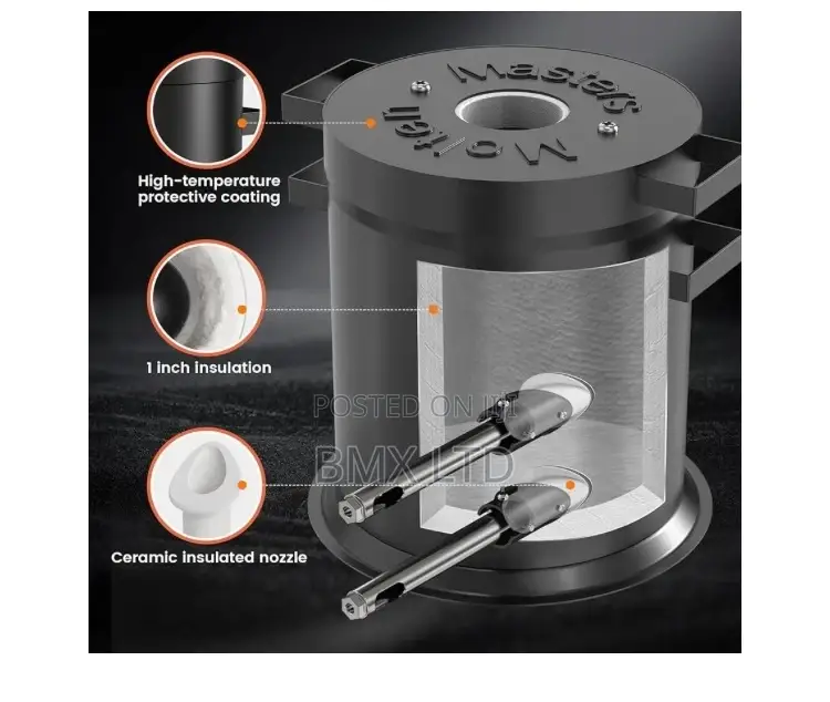 12kg Heavy-Duty Melting Furnace Industrial-Grade Melting