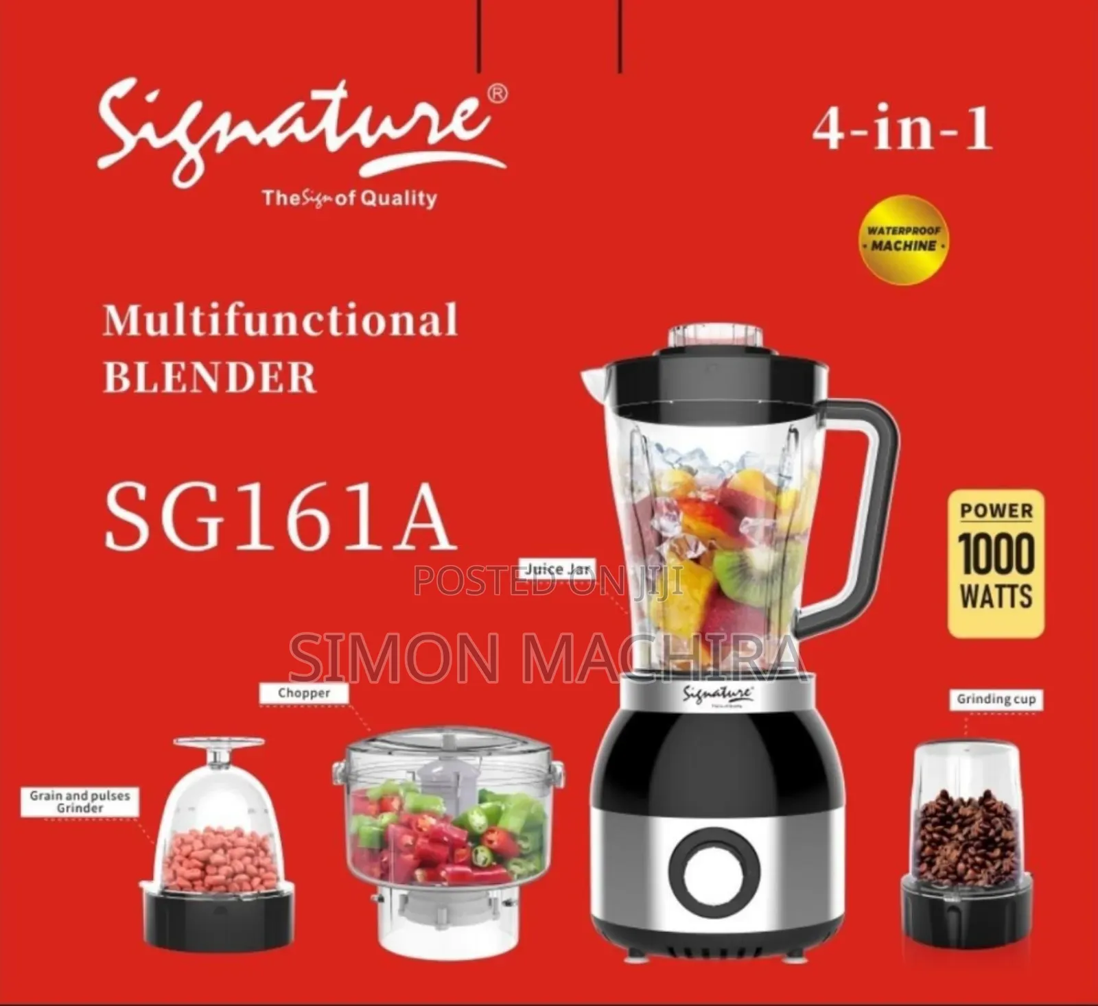 4 in 1 Signature Blender 1000w