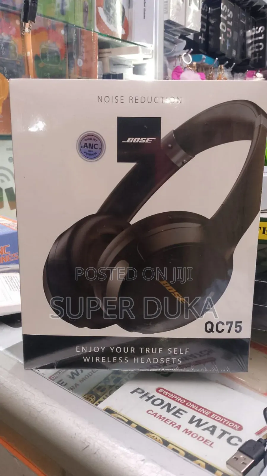 Bose Quietcomfort Wireless Headphones.
