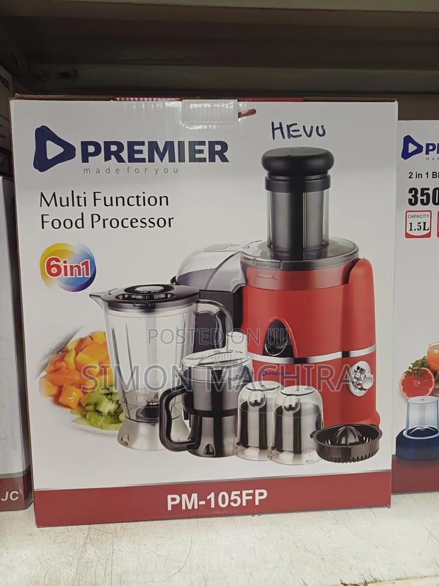 Premier 6 in 1 Multifunction Food Processor