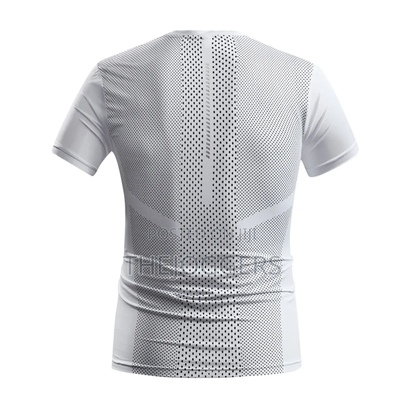 Men's Reflective Print T-Shirt Lightweight Polyester Fiber