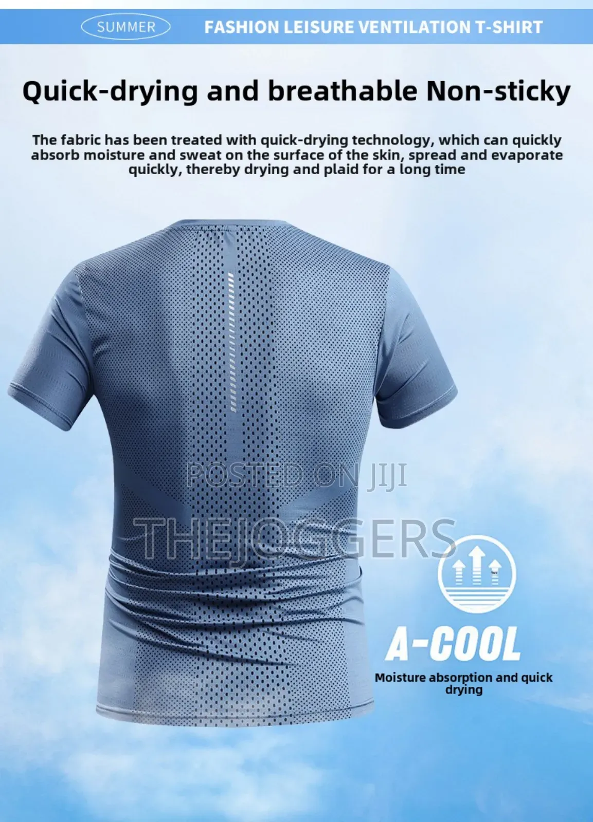 Men's Reflective Print T-Shirt Lightweight Polyester Fiber