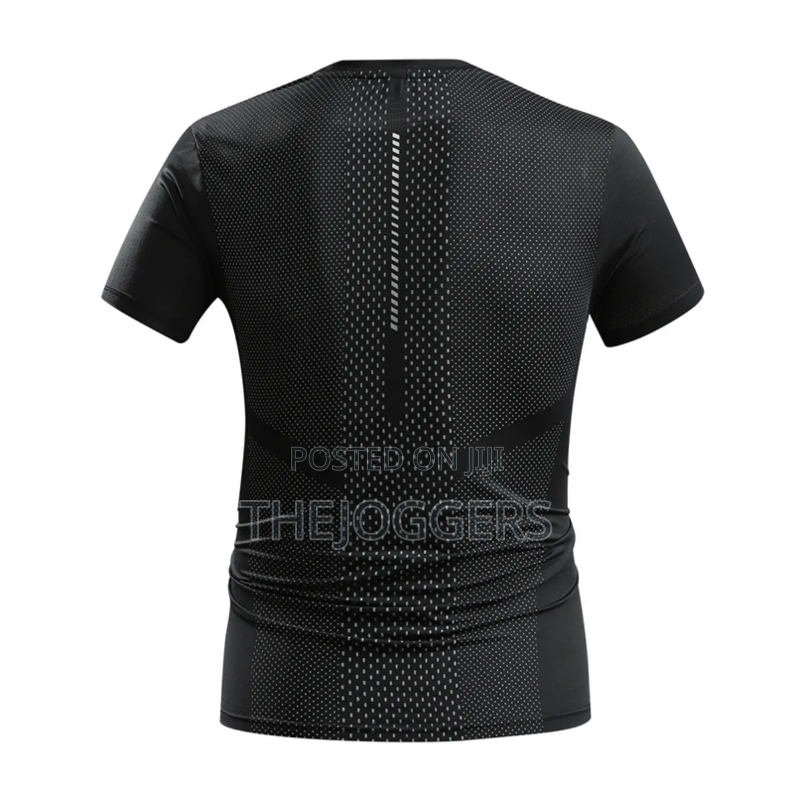 Men's Reflective Print T-Shirt Lightweight Polyester Fiber